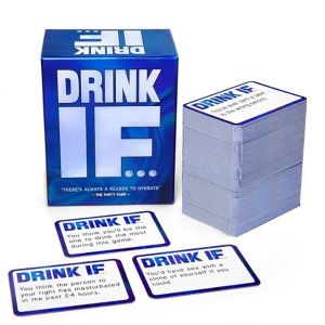 If You Drink... Adult Cocktail Party Game - For Friends and Family 600 A Funny Question Fun Party and Card Game