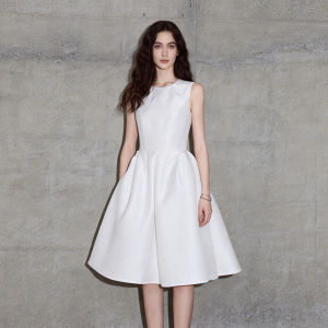 PIAOYA | Sleeveless Fitted Summer French A-Line Dress