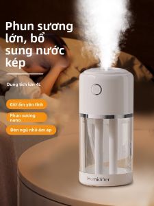 Bộ Lọc Không Khí USB Siêu Nhỏ Cho Văn Phòng Và Phòng Ngủ Bộ Lọc Nước Sức Chứa Lớn 500-800ml Máy Khuếch Tán Ion Âm