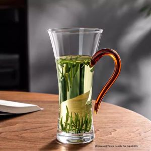 YIHUTEA | High-temperature Resistant Handle Office Green Tea Cup