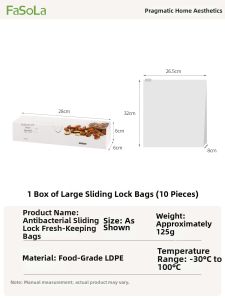 FaSoLa | Sealed Food Grade Thickened Ziplock Bags