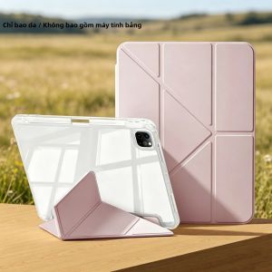 Ốp Lưng iPad Gấp 3+Y Tương Thích Với Nhiều Mẫu Máy 10.2 Inch 11 Inch Chất Liệu Giả Da Bảo Vệ Cho iPad Air Thế Hệ 7 Thế Hệ 10/11