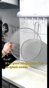 25/29/33 ซม. กระทะ Splash-proof น้ำมัน ฝาครอบสูตรครัว Anti Splatter หน้าจอตาหอมเหลือ เครื่องมือทำอาหาร Gadget ครัว