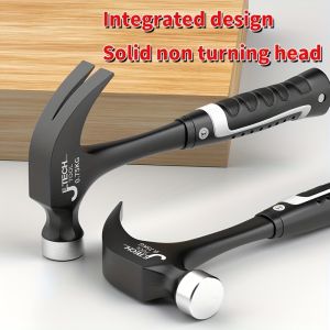 1pc Integrated Claw Hammer: A Professional Woodworking & Home Carpentry Tool