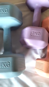 【ขายเป็นคู่】KUS ดัมเบล 5 kg 2ชิ้น weight training ดัมเบลล์ ฟิตเนส 1kg/2kg/3kg/4kg dumbbell set