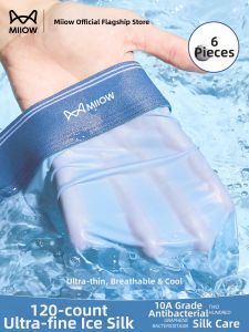 MiiOW | Antibacterial Breathable Mens Boxer Shorts Ice Silk
