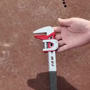 NiuXiang(NewShark) | Wide Opening Adjustable Pipe Wrench Heavy Duty Steel Crescent Wrench Hand Tool for Kitchen & Bath Plumbing