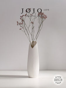 Modern Ceramic Flower Vase JOJOS L PD Dry Flower Aster Simple Hydroponics Freshening Small Ornamental Flower Vase for Living Room