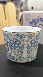 Miffy | Miffy Coffee Cup Jingdezhen Ceramic Tea Cup Blue and White with Gold Detail - Decorative Coffee Cup and Tableware Gift