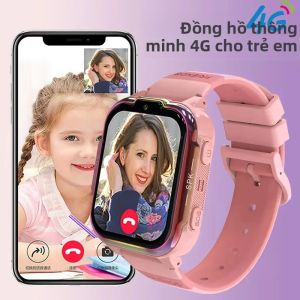 Đồng Hồ Thông Minh Chống Nước 4G Dành Cho Trẻ Em Hiển Thị Vị Trí SOS Theo Dõi Vị Trí Gọi Video Camera Thiết Bị Định Vị LBS Đồng Hồ Báo Thức Tương Tác Nghe Nhạc