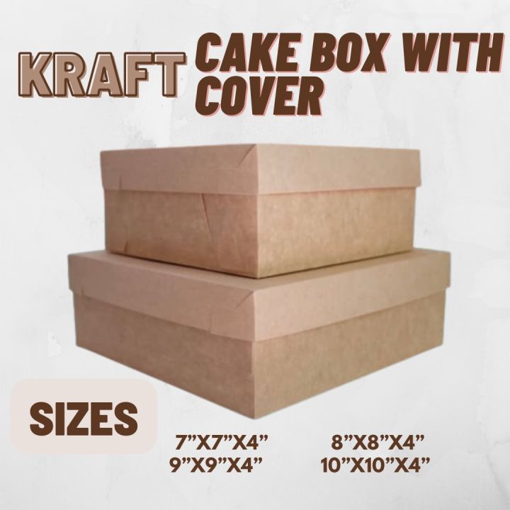 25pcs Kraft Cake box Pastry box Lazada PH