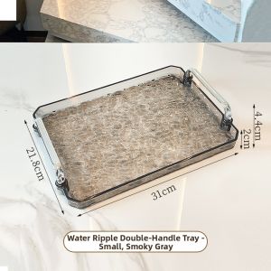 XIAOHUANGLU | High-end Sensation Rectangular Home Use Tray