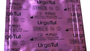 UrgoTul Flex (ซองชมพู) แผ่นตาข่ายปิดแผลชนิดโปร่ง (ยกกล่อง = 10 แผ่น)