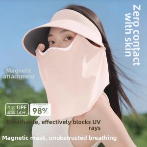 Sun-Protective Face Mask Sun Hat Magnetic Attachment