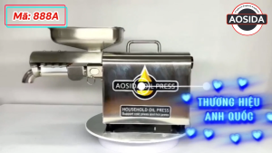 Máy ép dầu thực vật dùng trong gia đình. Thương hiệu Anh Quốc cao cấp AOSIDA - 888A. HÀNG CHÍNH HÃNG