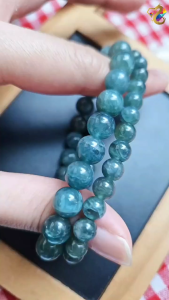 Premium Grade Cat Eyes Greenish Blue Apatite Bracelet
