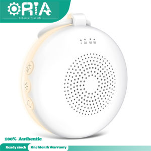 Máy tạo tiếng ồn Trắng oria máy ngủ có loa đèn ban đêm 12 âm thanh êm dịu 3 âm lượng có thể điều chỉnh hẹn giờ máy âm thanh sạc cho bé người lớn trẻ em văn phòng nhà cửa du lịch