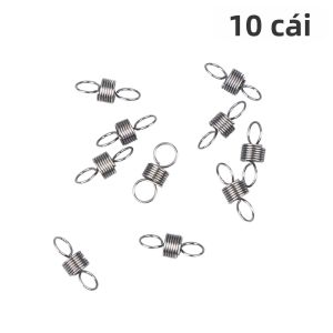EELHOE | 10Pc Bánh Xe Quay Tay Xoay Công Tắc Đảo Chiều Với Lò Xo Trở Về Cho Máy Câu Hợp Kim Nhôm Nối Dài Lò Xo Dụng Cụ Một Phần