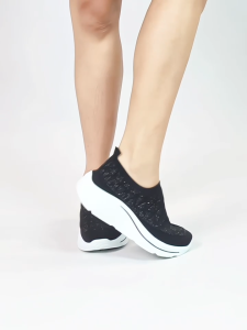 Dr. Kevin Sepatu Olahraga Sport Wanita Sneakers Rajut Sepatu Sekolah Slip On 589-106
