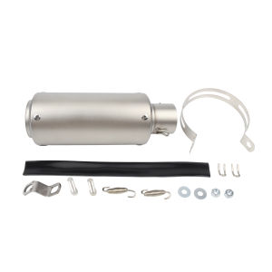 Motorcycle Universal 51/60mm Exhaust Pipe Muffler For Z400 CBR250RR R25 GSX250R Ninja250 ZT125 sc Motorbike Modification Parts