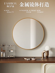 Minimalist Round Anti-Fog Mirror Circle Wall Mirror Vanity Mirror Makeup Mirror Bathroom Mirror