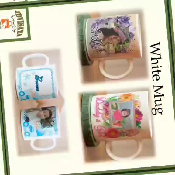 Personalized Photo with Name Mug / Customized / Gift give away Mug (1pc) - Drinkware, Cup Coffee Ceramic Cup Reusable Birthday Washable