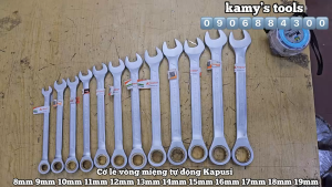 Cờ lê vòng miệng tự động Kapusi 8mm 9mm 10mm 11mm 12mm 13mm 14mm 15mm 16mm 17mm 18mm 19mm