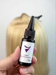 V-Light Technology Hair Extension Wig Glue 20g V-Light Traceless Tool for Tape Hair Extension Fast Grafting Tool Hair Remover