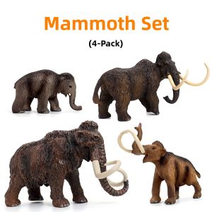 Realistic Solid African Elephant Animal Toy Model