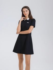 FILA CORE LIFESTYLE HERITAGE Women Dress (Black) - The Pompidou Centre Collection