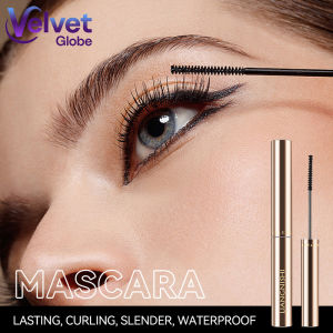 Waterproof Mascara Long Lasting Smudge-Proof Curling Lengthening Mascara for Beginners Women Eyelash Makeup Tools