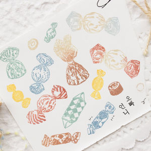 Moodtape October New Product Climbing Eating Film Ground Notebook Rubber Stamp Rubber Transparent Stamp.
