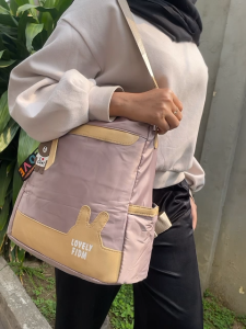 TAS RANSEL ANTI AIR MOTIF KUCING N14