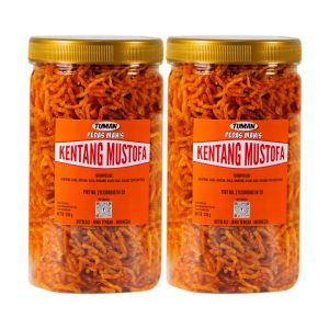 Kentang Mustofa Pedas Manis dan original Paket 2 Toples 1000ml