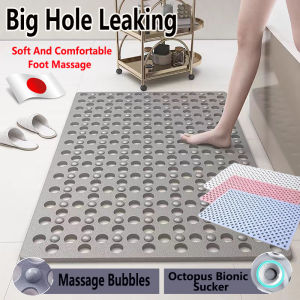 Bathroom Floor Mat Non Slip Suction Bath Mat  Quick Dry Hollow Out Massage anti Slip Rubber Mat Waterproof  Absorbent Matting Bathroom Accessories anti-bacterial Mildew Resistant eco-friendly Extra Long Supplies Elegant Set Kitchen Toilet Door Shower Mat