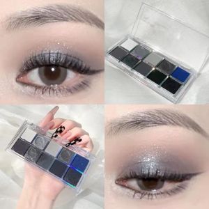 Novo Eyeshadow Palette 12 Colors Low Saturation Cold Tone Pure Desire Wind New 2025 Smoky Eye Makeup Earth Tone