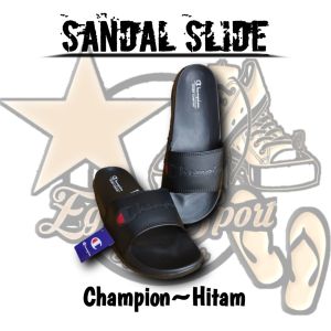 Sandal Slide Pria Wanita champion / SANDAL SLOP CHAMPION / SANDAL SELOP PRIA WANITA free PAPERBAG dan BOX