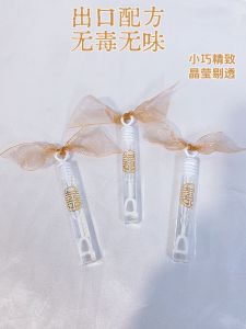 Wedding Bubble Wand Mini Handheld Bubble Blowing Toy Party Atmosphere Photo Prop Childrens Gift Bubble Machine Outdoor Sport