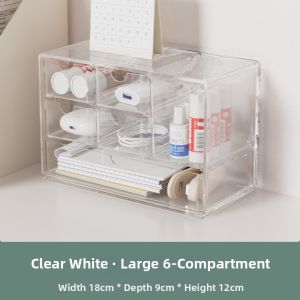BANGJIAYI | Transparent Stackable Dustproof Drawer Storage Box