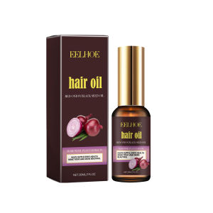 Eelhoe Red Onion Black Seed Hair Oil Hair Care Essential Oil Rosemary Mint Hair Strengthening Oil Nourishing Treatment for Split Ends and Dry Mielle Organics Hair