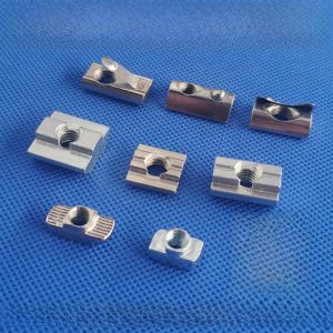 Máy Trượt Hình Chữ T Bằng Thép Cacbon Tiêu Chuẩn Châu Âu Cho Hình Chữ Nhật 2030405M6M8 Đầu Marteau Vỏ Đàn Hồi