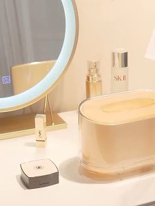 MALOHOME - PIRGI Tissue Box Transparan Akrilik Minimalist Kotak Penyimpanan Kotak Tisu Organiser Box Tissu Refill Box Transparent Kotak Serbaguna Organizer Malo Home