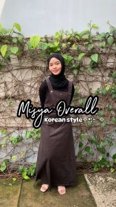 Ilona - Misya Overall Remaja Wanita Korean Style Premium Bahan Corduroy Baju Kodok