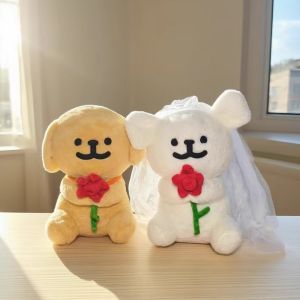 Wedding Gift Couple Dolls Cute Plush Companion Dolls Bedding Pressure Dolls Cartoon Image Soft PP Cotton Filled Adult Toys