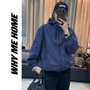 Áo Khoác Chống Nắng Mùa Hè 2025 Áo Khoác Ngoài Nữ Dáng Rộng Màu Trơn Đa Năng Có Mũ Trùm Đầu Thời Trang Chống Nắng