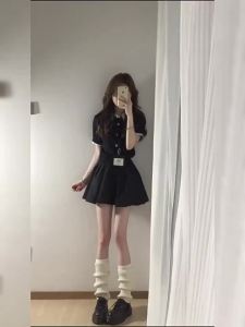 NIUVIES | College Style Summer Dress Set