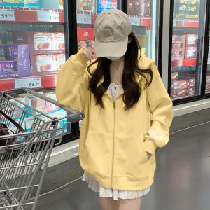 SUHUIQIAN | Hooded Loose Casual Womens Jacket