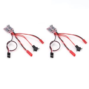1/2/4PCS Mini 30A Brushed ESC Dual Way Brake Speed Controller 4-8V for 1/16 1/18 1/24 RC Car Crawler SCX24 370 380 390 Motor