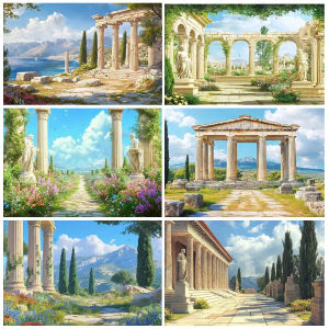 1000Pieces Jigsaw Puzzle Ancient Greek Architecture Old City Landscape For Adults Family Fun Relaxing Brain Teaser Gift