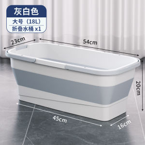 Foldable Rectangular Household Mop Bucket Car Wash Cloth Cleaning Water Squeezing Basin Flat Plate Mop Bucket Cleaning Tool